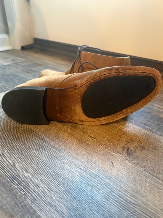 Banana Republic Suede Chukka Boots – Tan Brown | Size 10.5